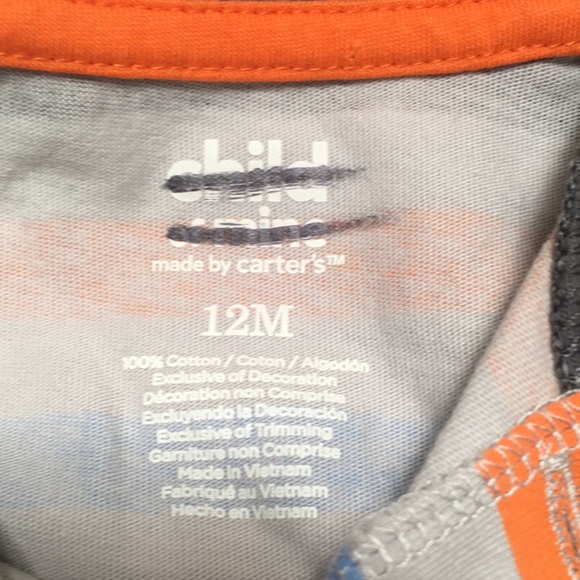 12m (4/$20) Striped Rhino Polo Shirt by Carter’s - Picture 6 of 14